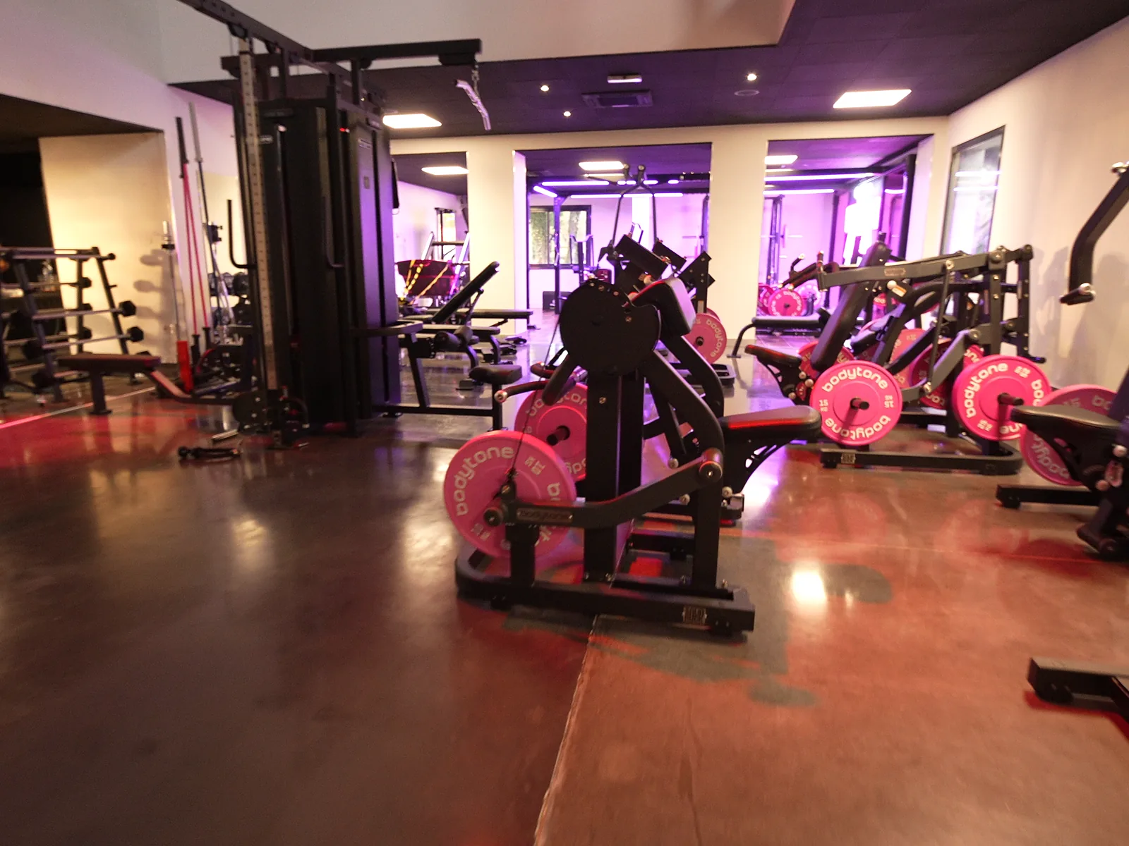 Visite de la salle — plateau musculation Bodytone du Local